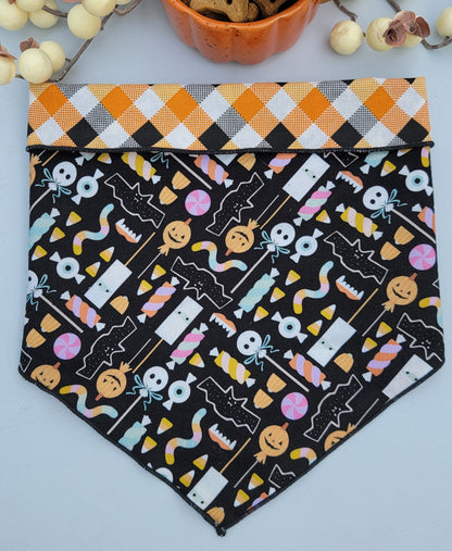 Halloween Candy Haul Reversible Bandana