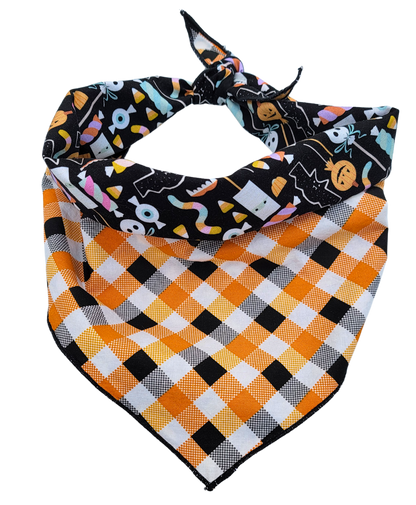 Halloween Candy Haul Reversible Bandana