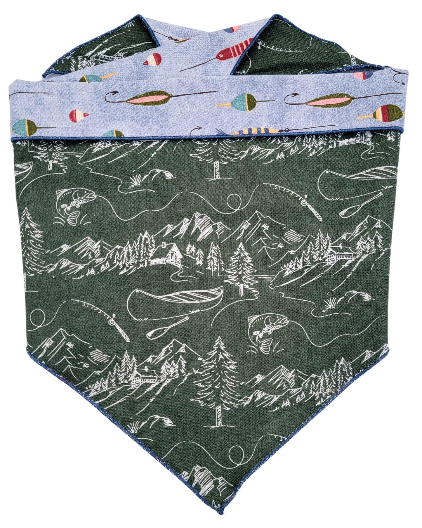 Gone Fishin' Reversible Bandana