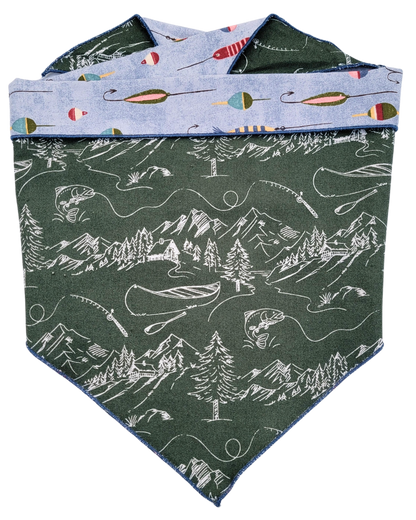 Gone Fishin' Reversible Bandana