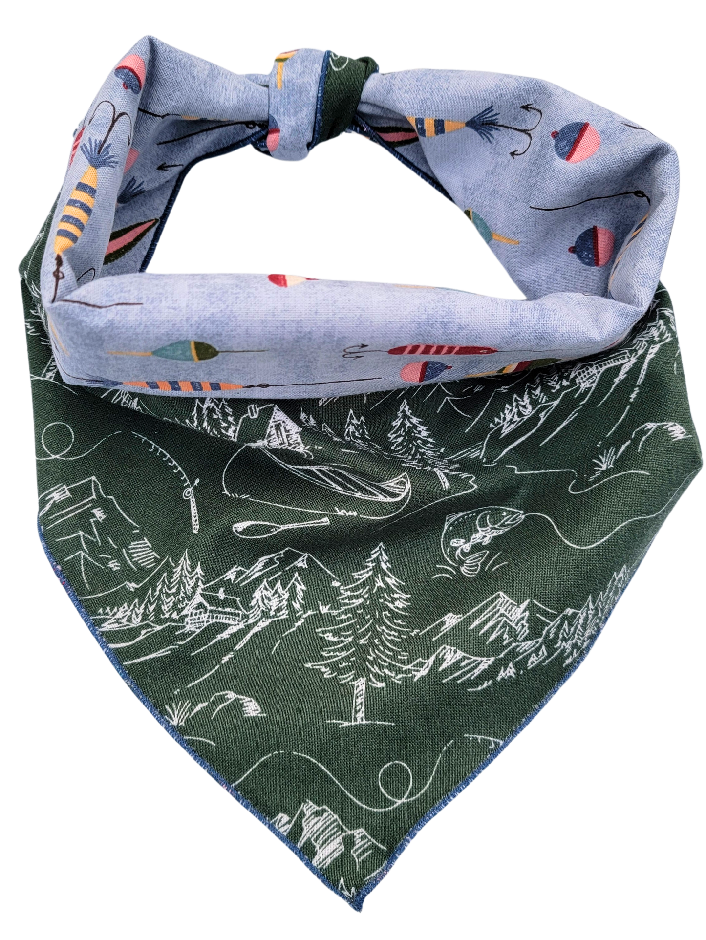 Gone Fishin' Reversible Bandana