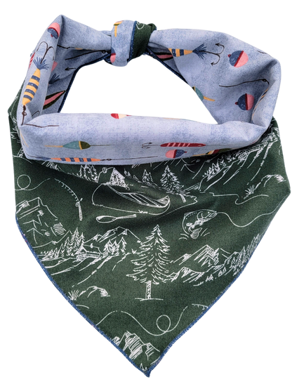 Gone Fishin' Reversible Bandana