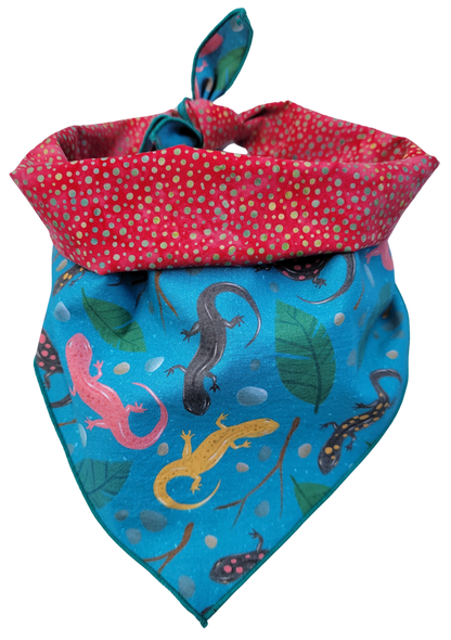 Backyard Newts Reversible Bandana